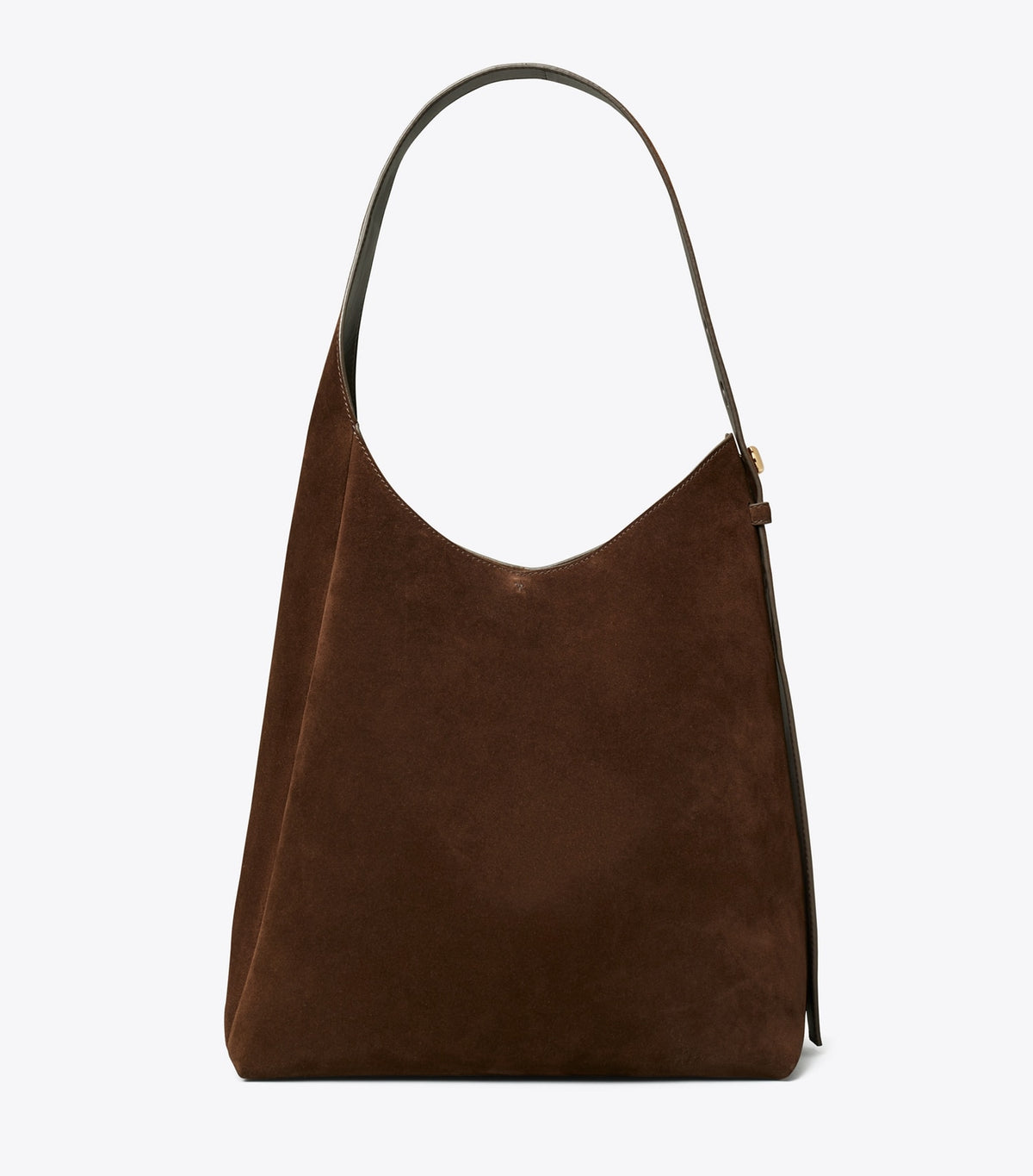 Tory Burch Suede Hobo Bag - Dark Cocoa