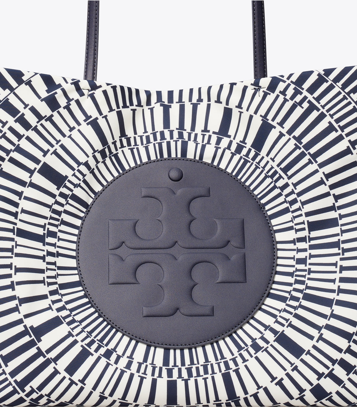 Tory Burch Ella Printed Tote - Navy Circle