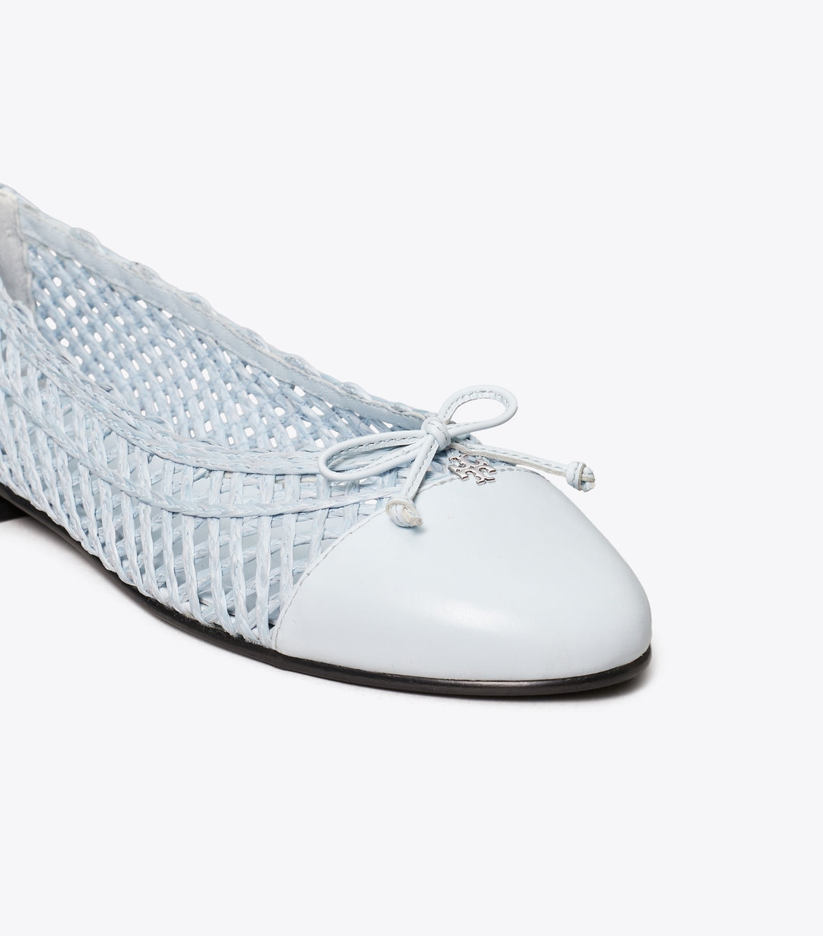 Tory Burch Cap-Toe Ballet - Light Blue / Light Blue
