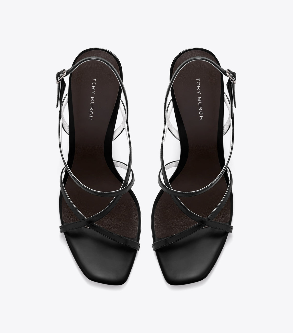 Tory Burch Multi-Strap Heeled Sandal - Perfect Black