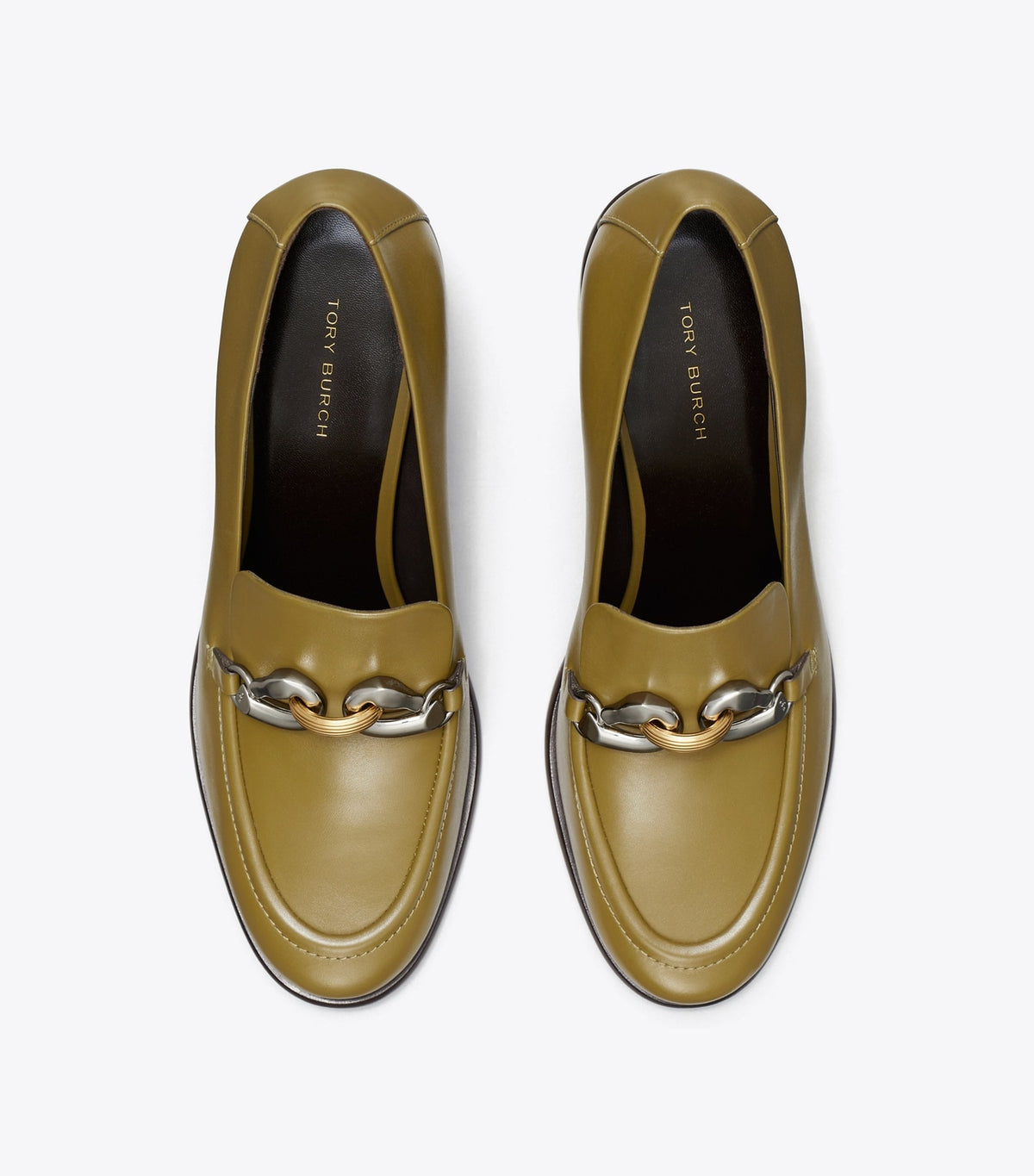 Tory Burch Jessa Heeled Loafer - Ramure Green