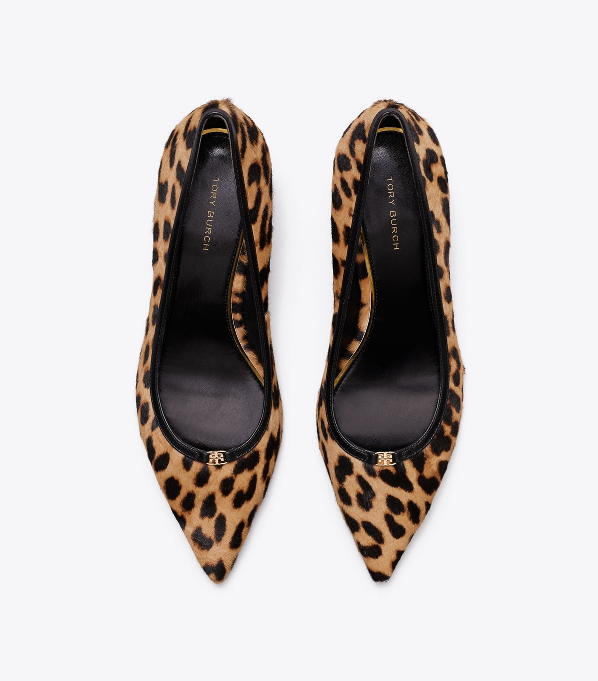 Tory Burch Double T Buckle Low-Heeled Pump - Classic Leopard