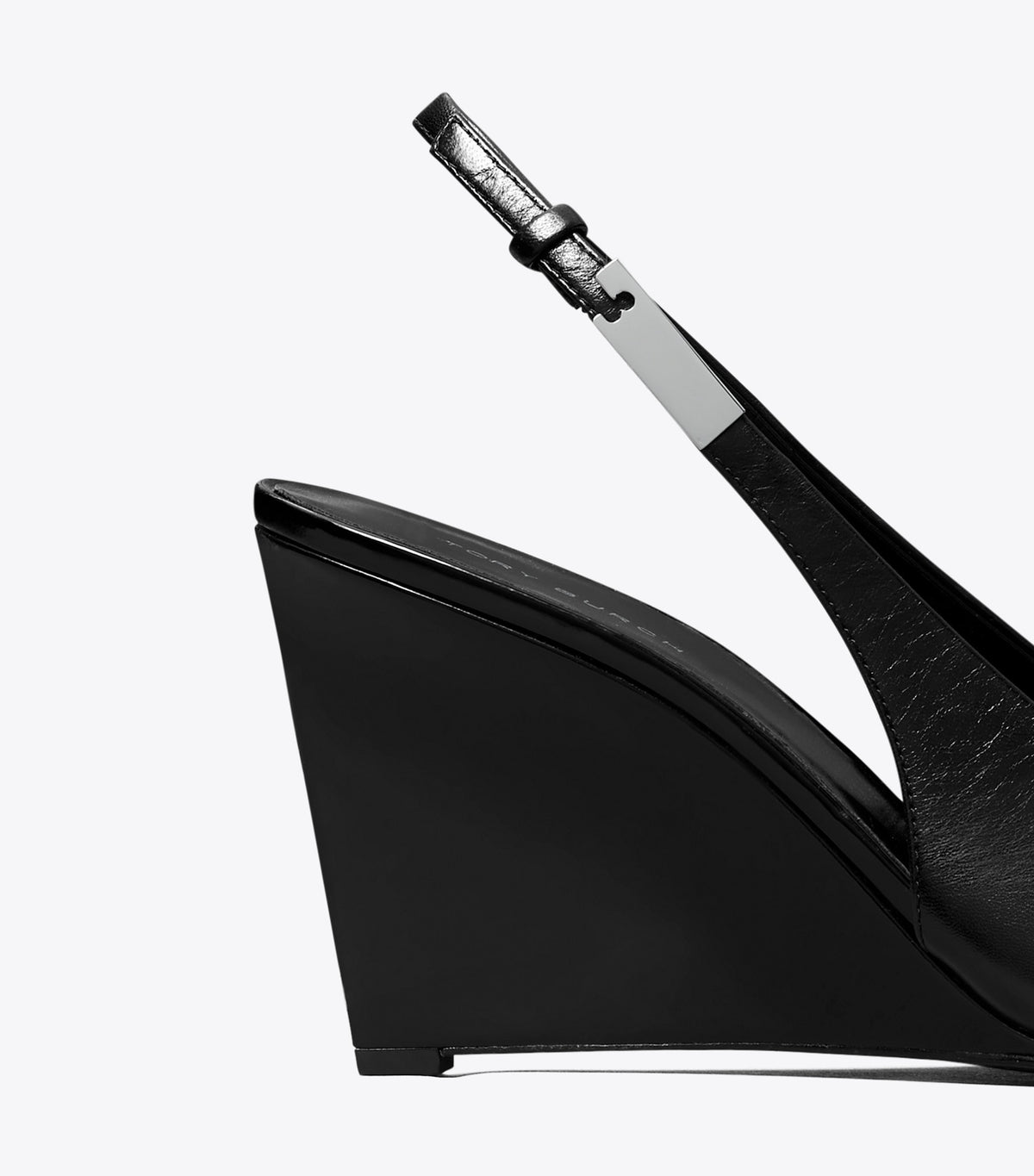 Tory Burch Gigi Slingback Wedge - Perfect Black