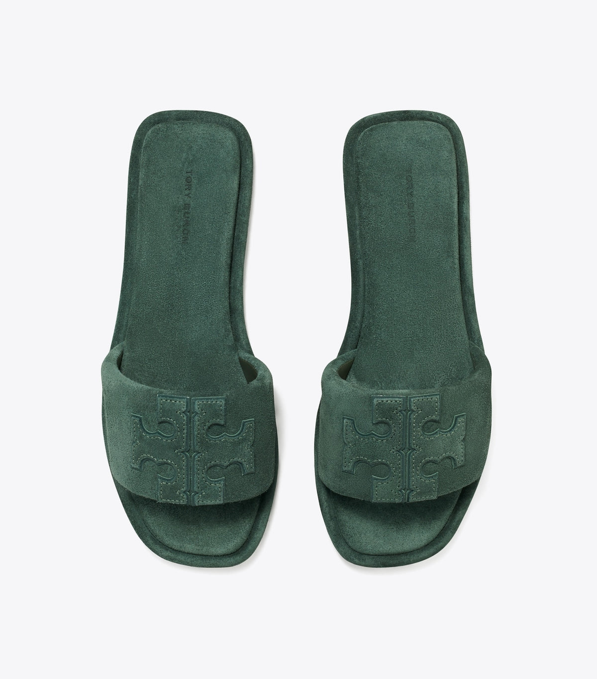 Tory Burch Double T Sport Slide - Warm Teal / Warm Teal