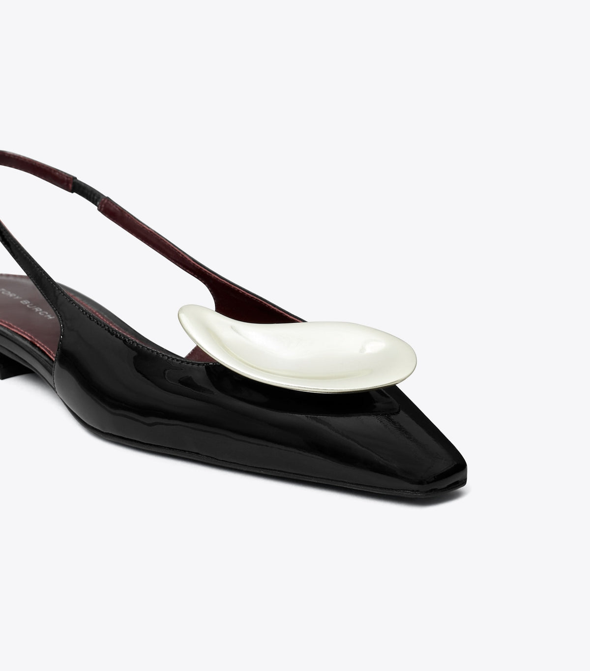 Tory Burch Patos Slingback - Perfect Black / Silver
