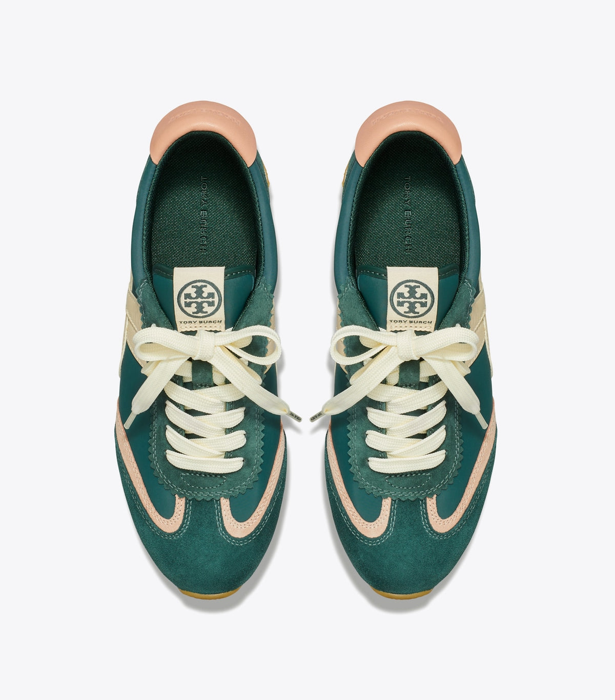 Tory Burch Hank Sneaker - Bottle Green / Pink Moon