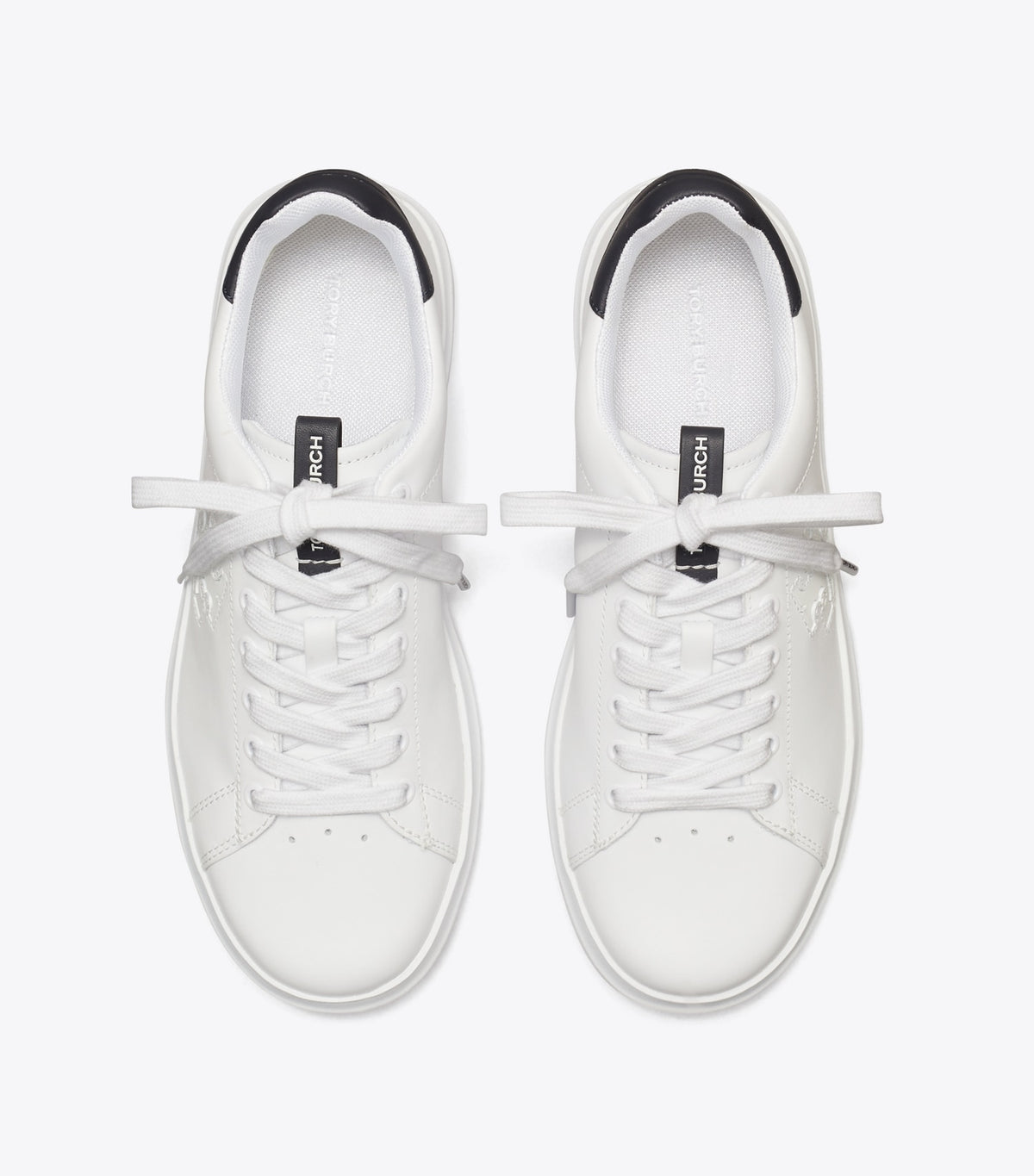 Tory Burch Howell Court Sneaker - White / Perfect Navy