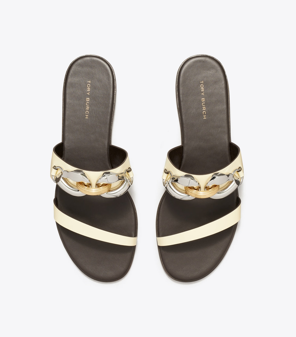 Tory Burch Jessa Two-Strap Sandal - Soft Custard