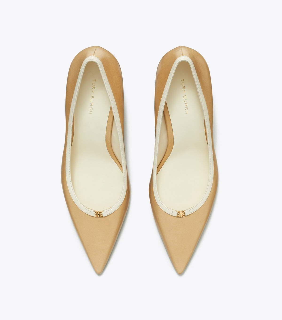 Tory Burch Double T Buckle Pump - Desert Mist / Light Cream