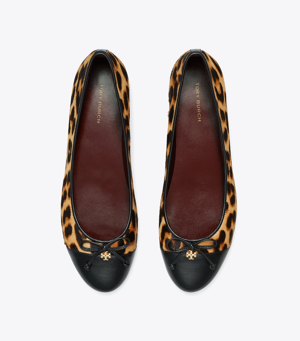 Tory Burch Cap-Toe Ballet - Classic Leopard