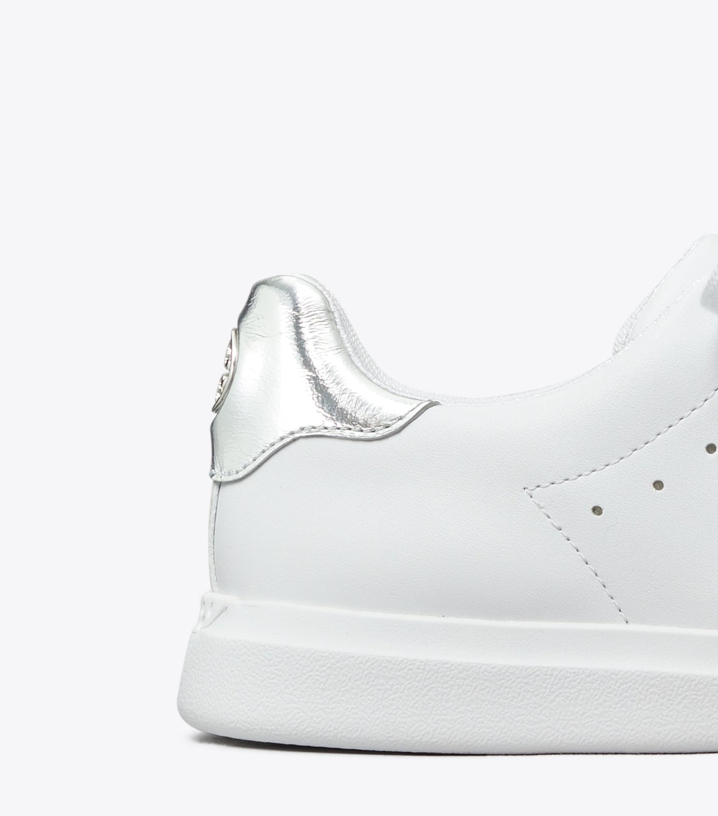 Tory Burch Howell Court Sneaker - Titanium White / Silver