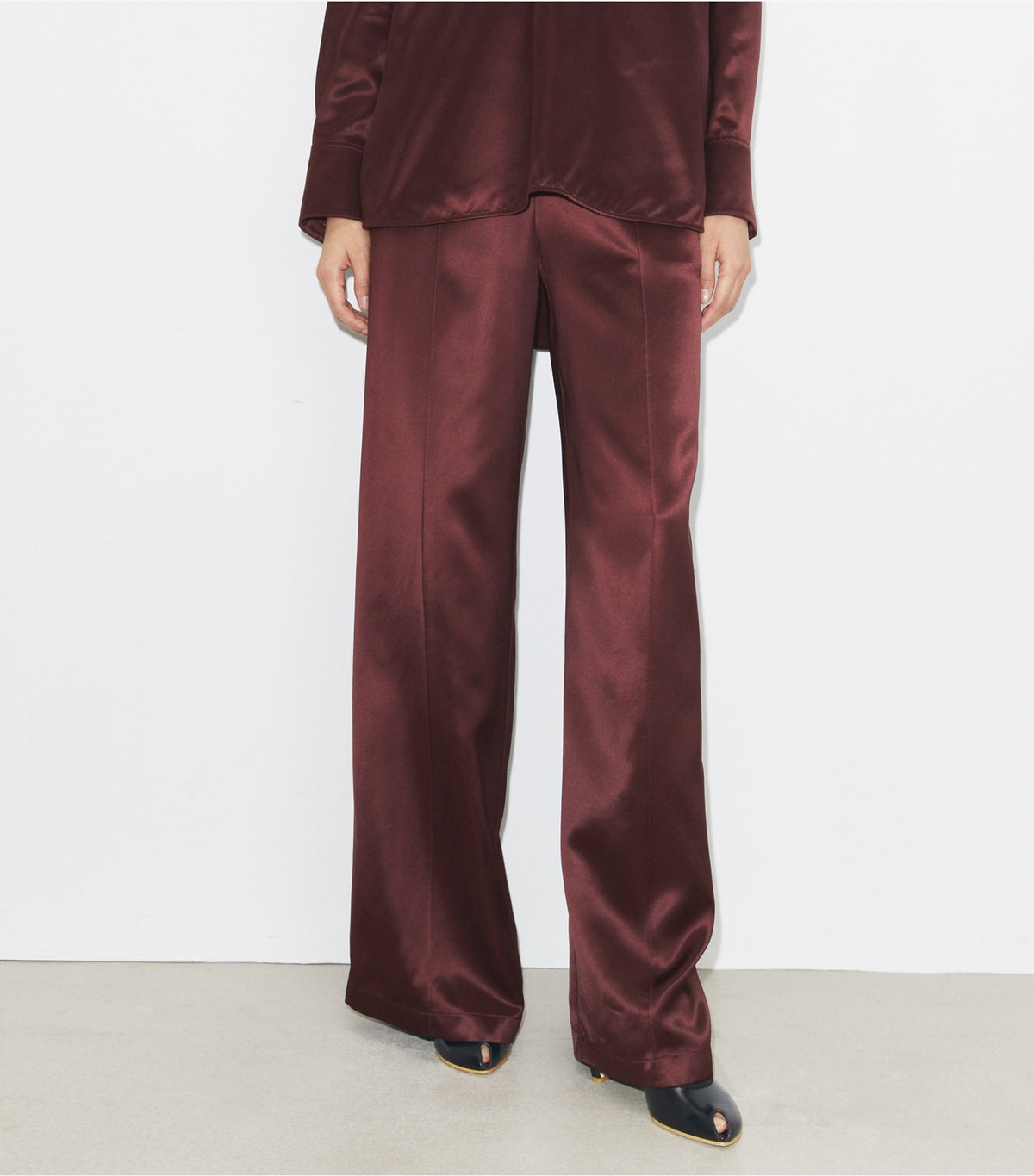 Tory Burch Viscose Pant - Merlot