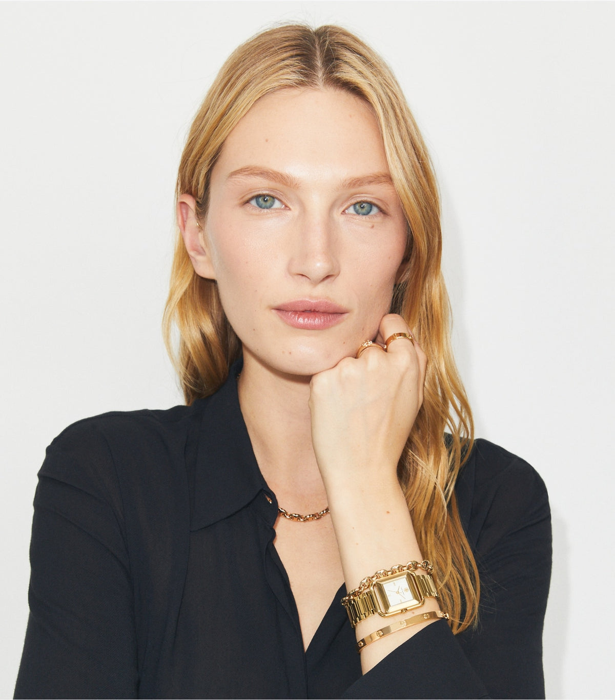 Tory Burch Kira Watch - Ivory/Gold