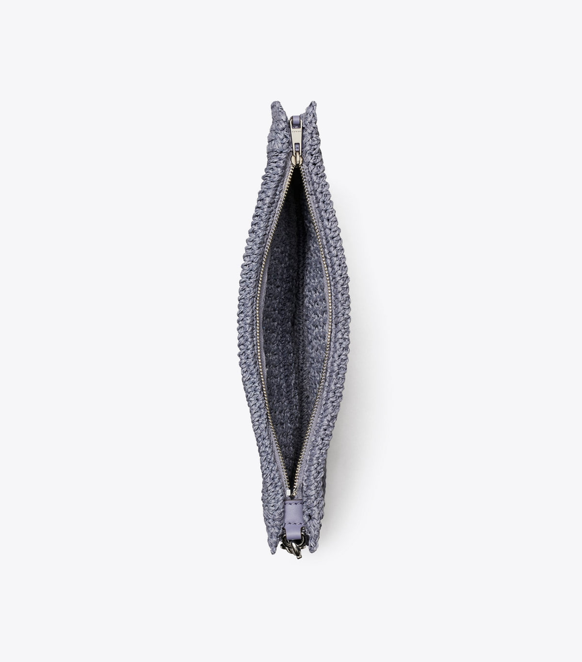 Tory Burch Ella Hand-Crocheted Pouch - Gray