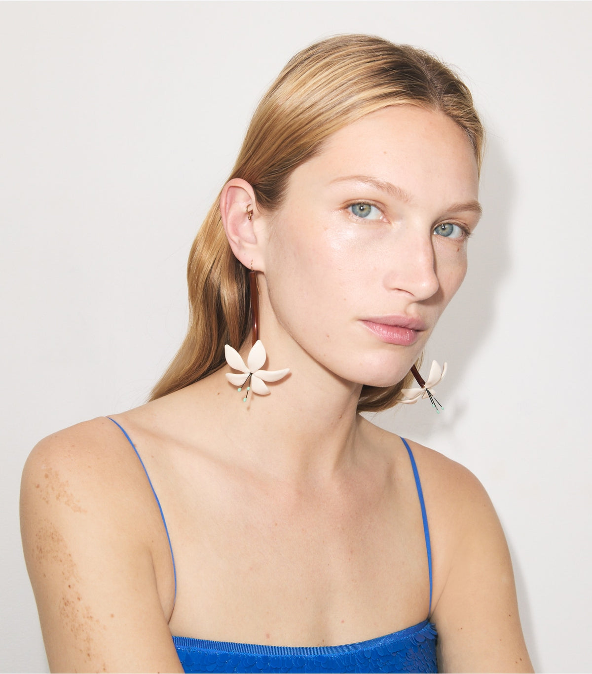 Tory Burch Flower Earrings - Mint