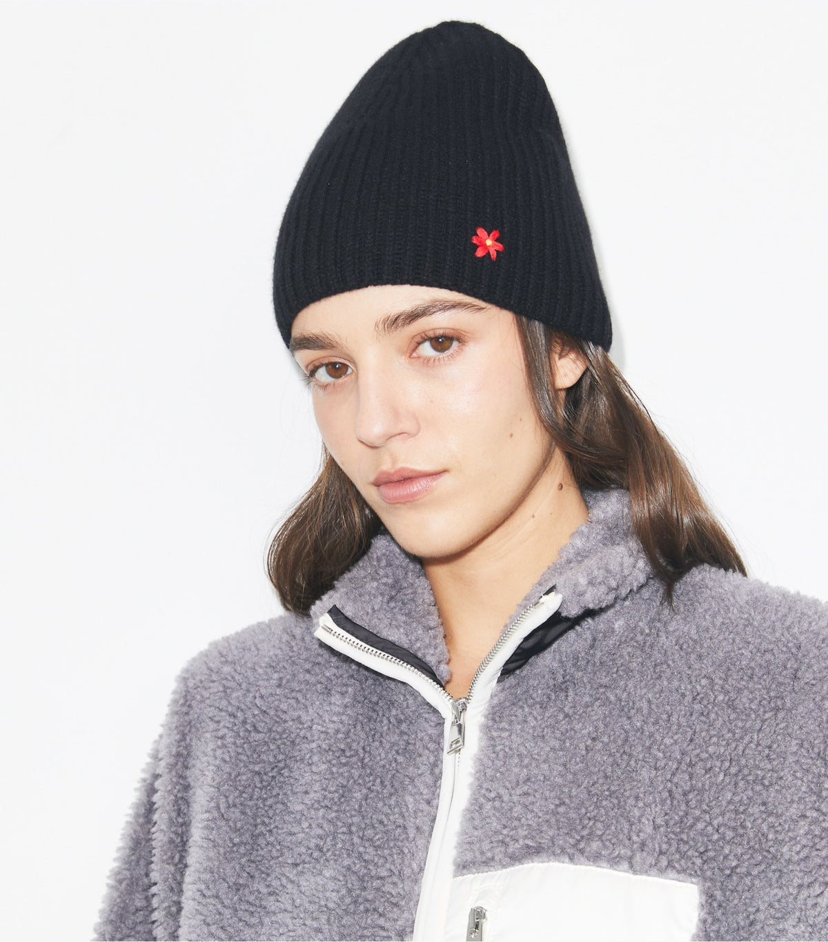 Tory Burch Cashmere Beanie - Gray