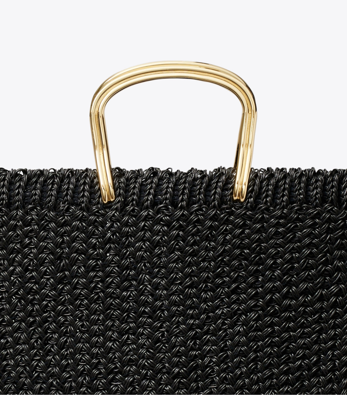 Tory Burch Large Crocheted Tote - Black