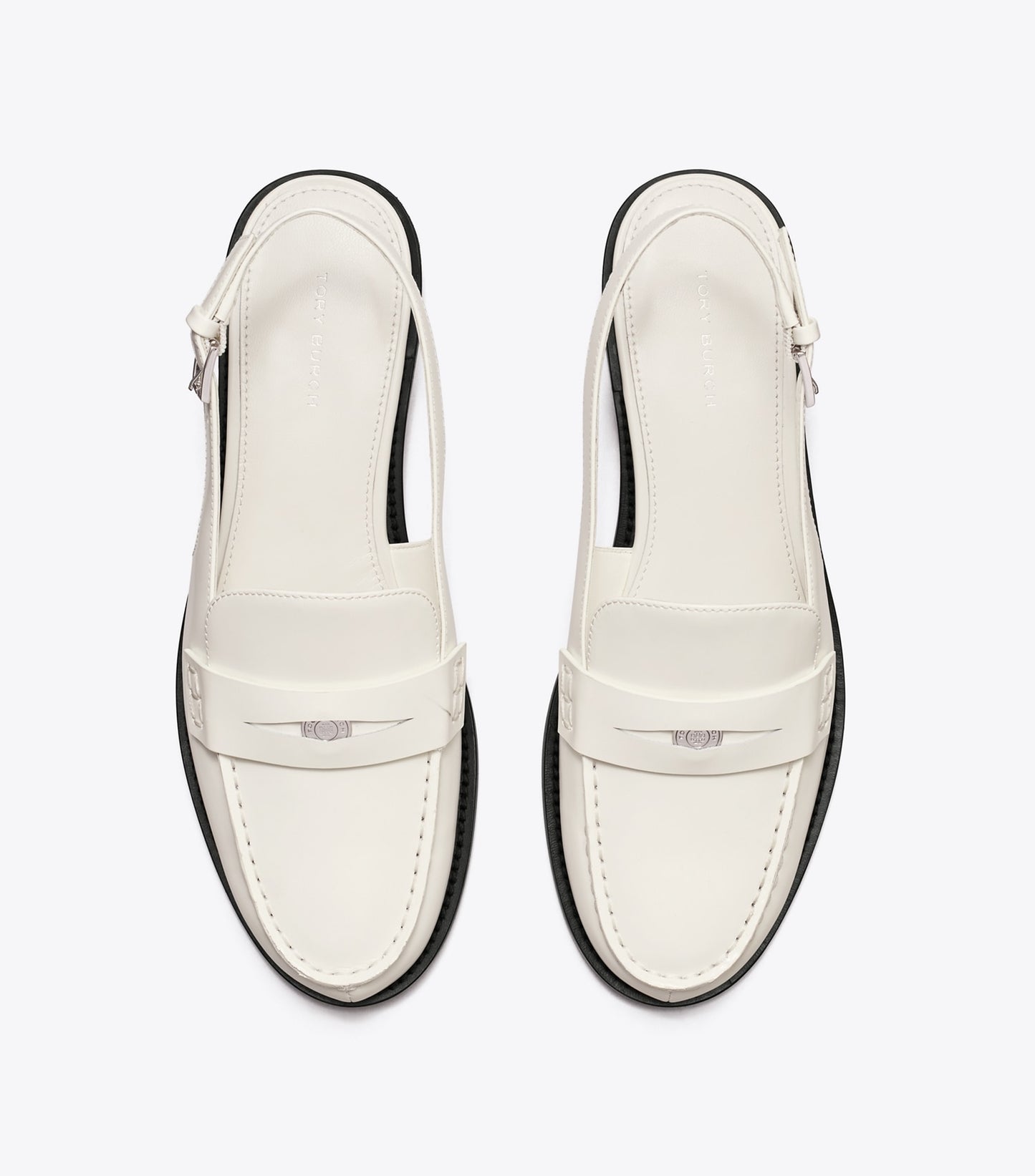 Tory Burch Classic Penny Slingback - Tresor White