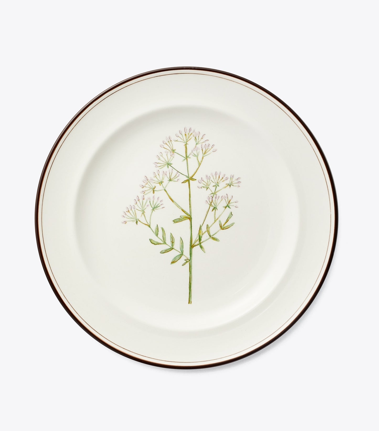 Tory Burch Lilac Flower Salad Plates, Set of 4 - White