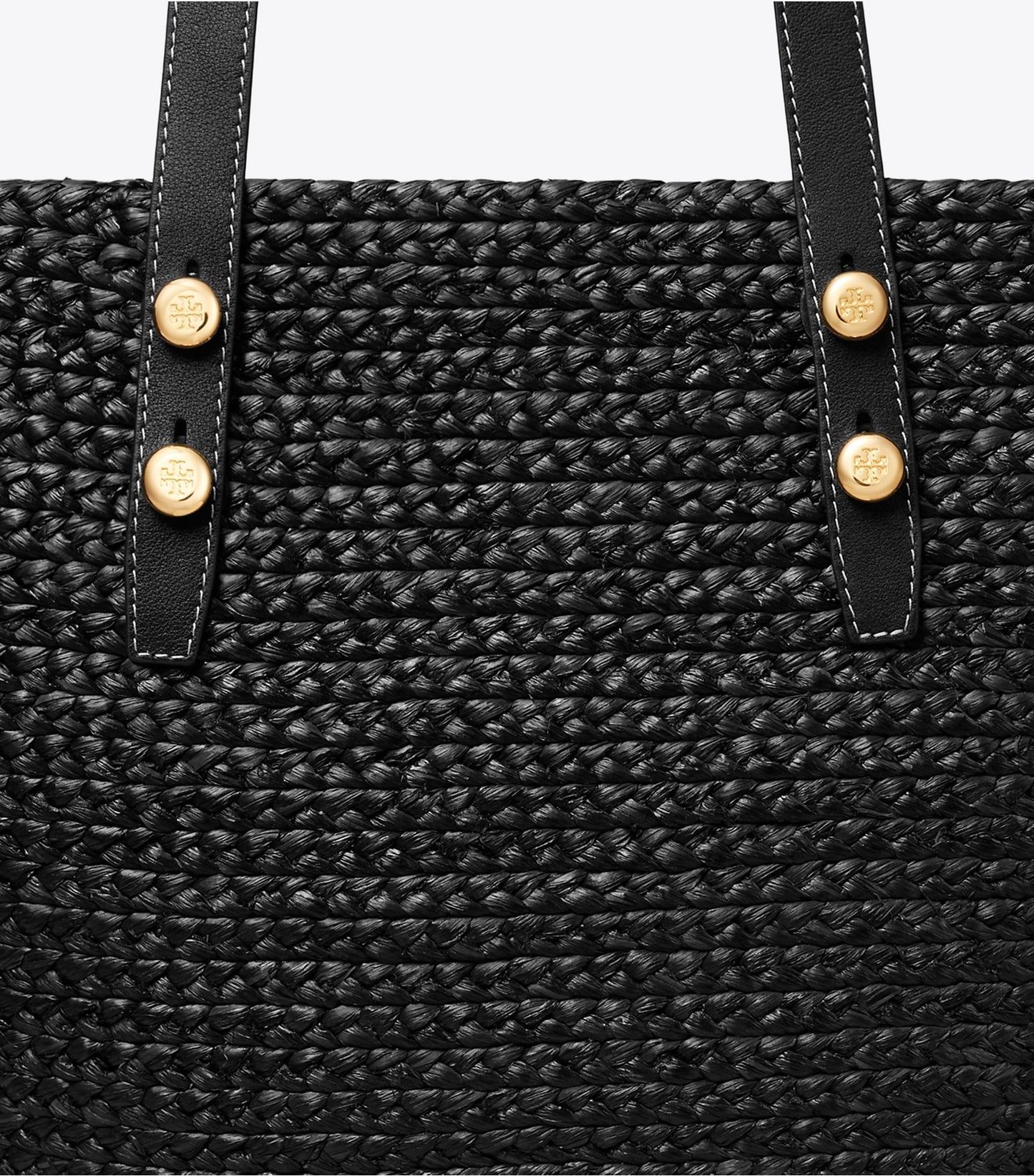 Tory Burch Large Romy Basket Tote - Black