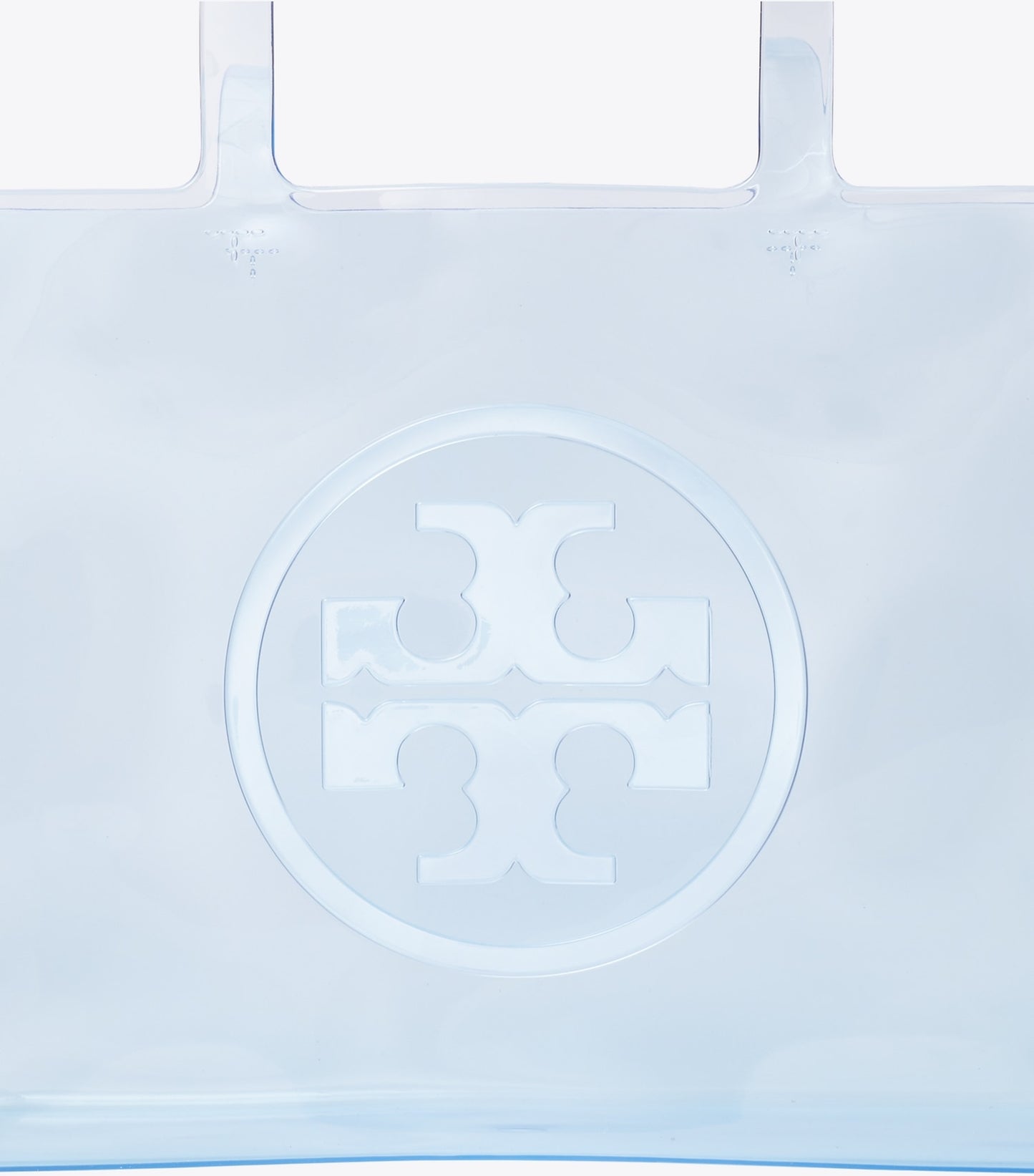 Tory Burch Small Ella Clear Tote - Pool Blue