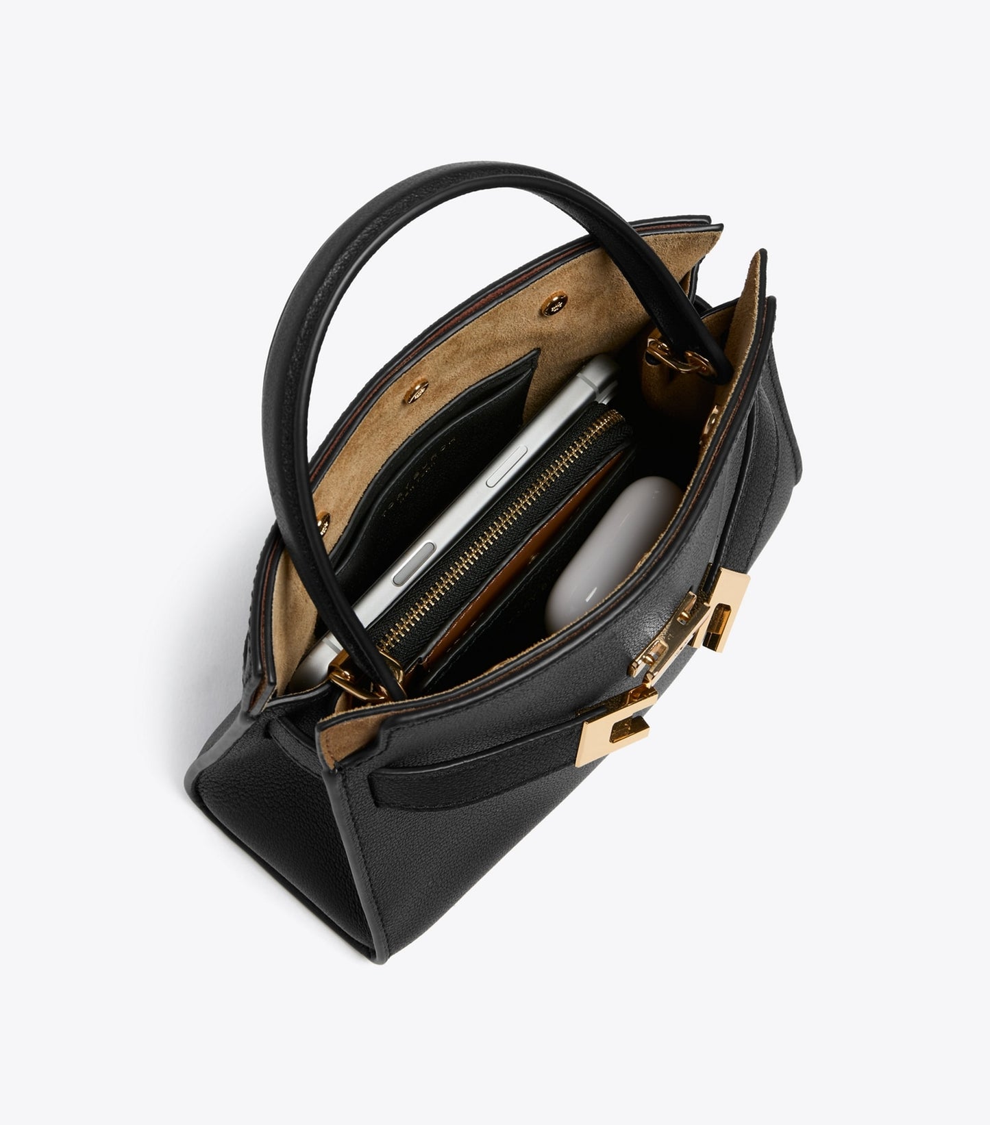 Tory Burch Petite Lee Radziwill Double Bag - Black