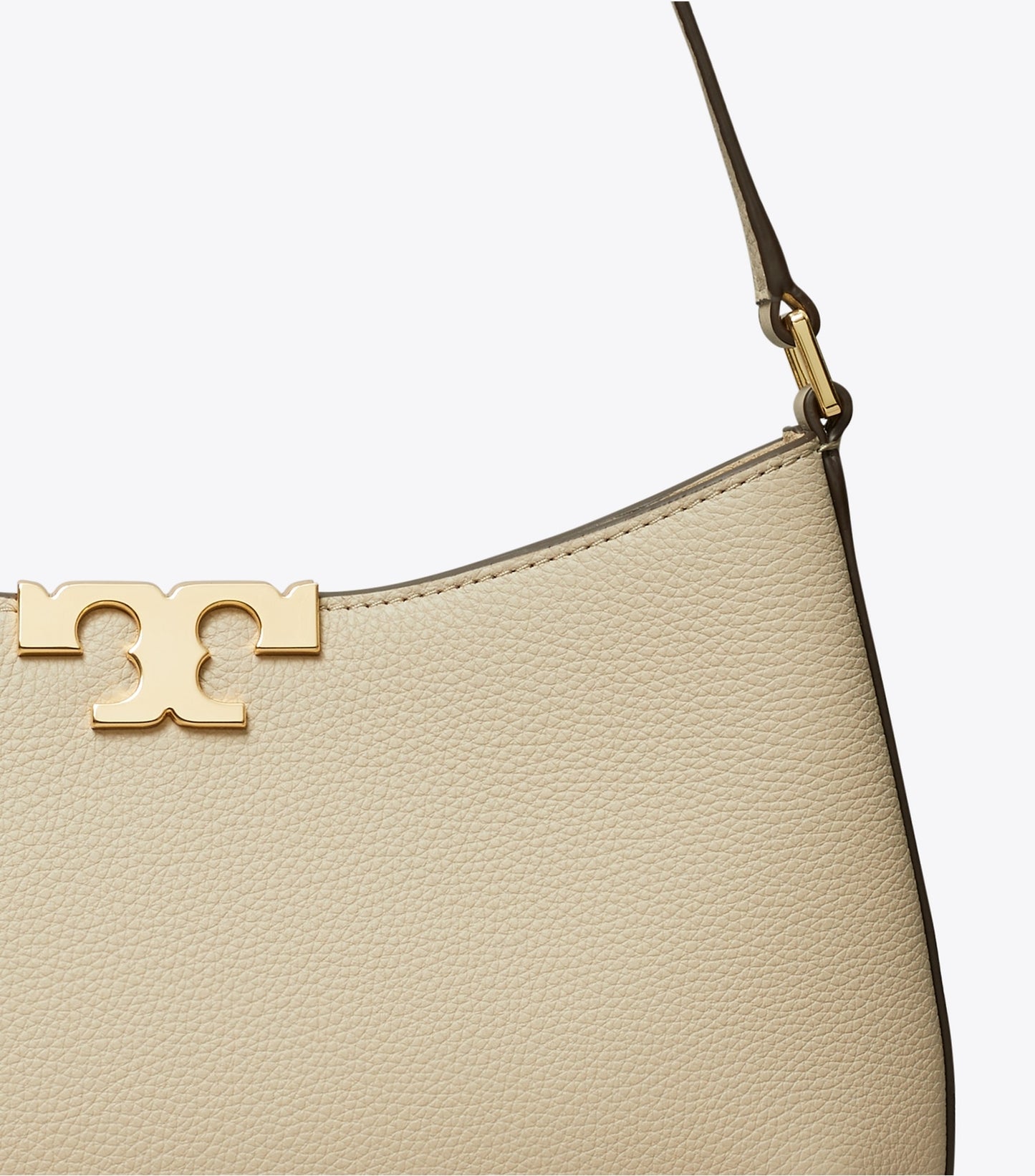 Tory Burch Eleanor Soft Slim Shoulder Bag - Light Stone