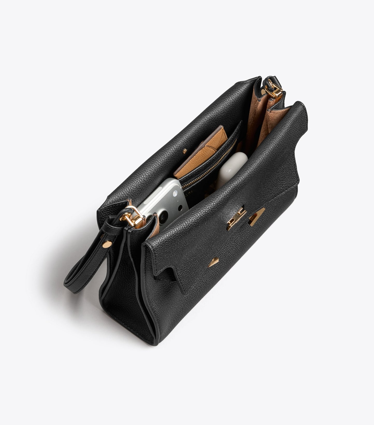 Tory Burch Lee Radziwill Shoulder Bag - Black