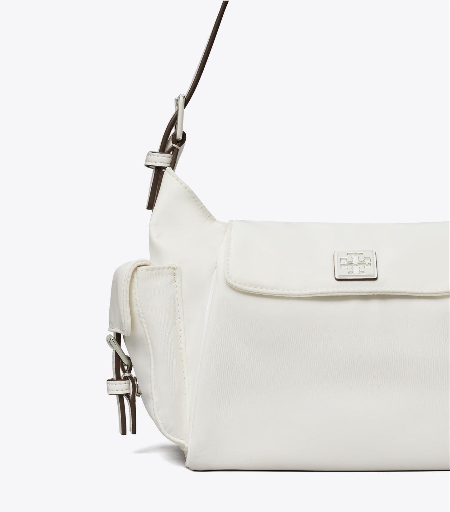 Tory Burch Virginia Pocket Shoulder Bag - White