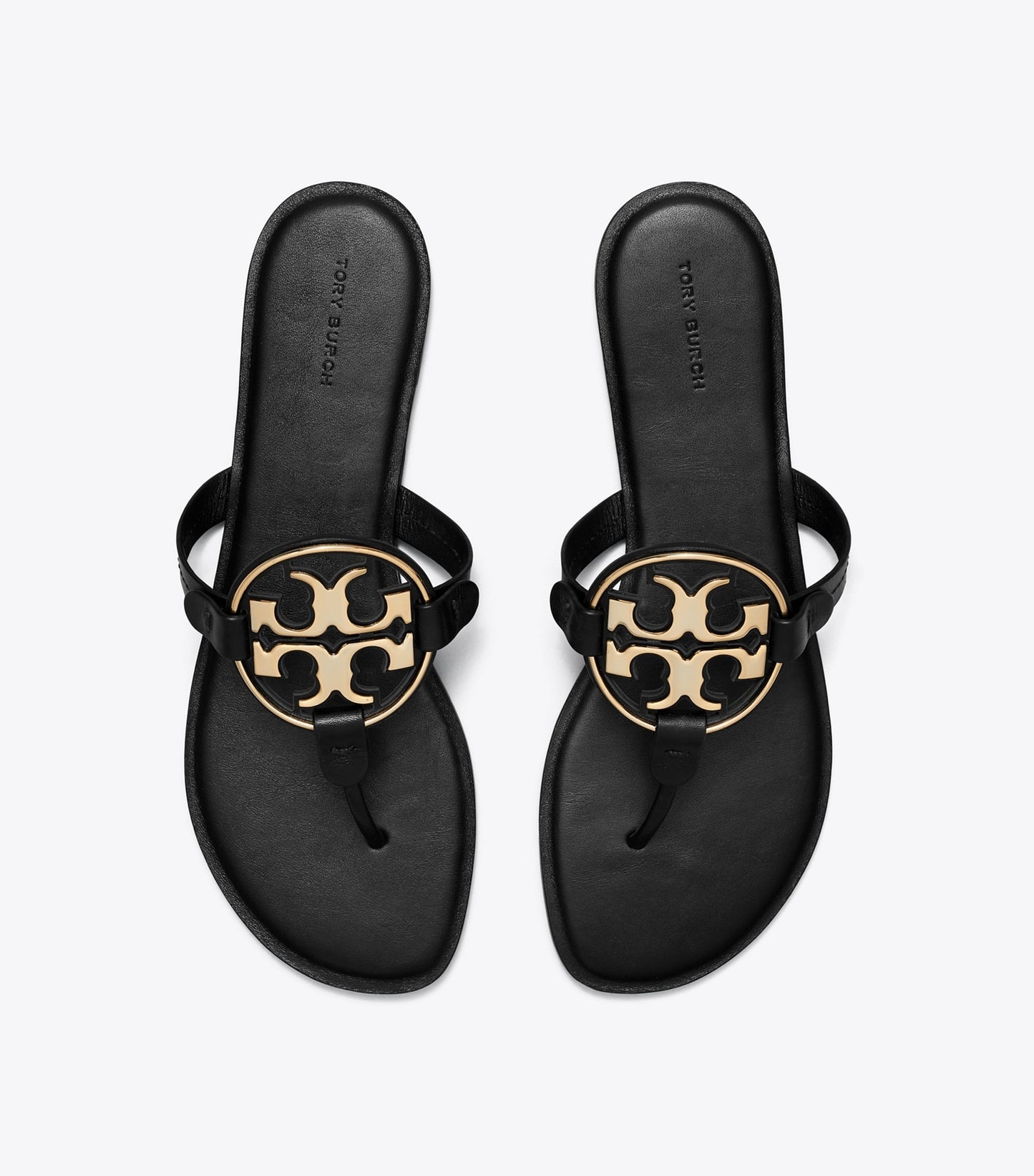 Tory Burch Metal Miller Sandal - Perfect Black / Gold