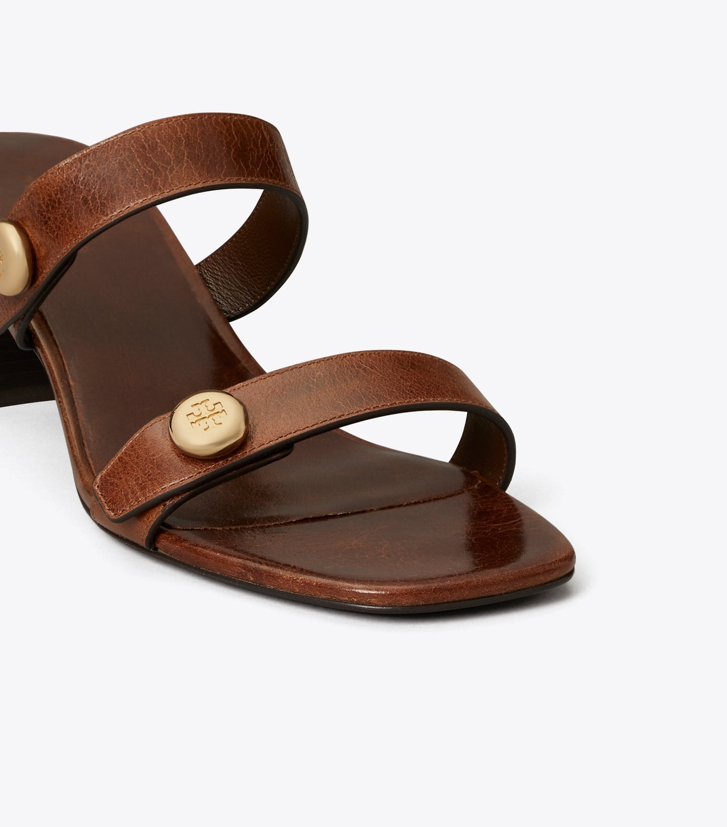 Tory Burch Romy Block-Heel Sandal - Milk Chocolate