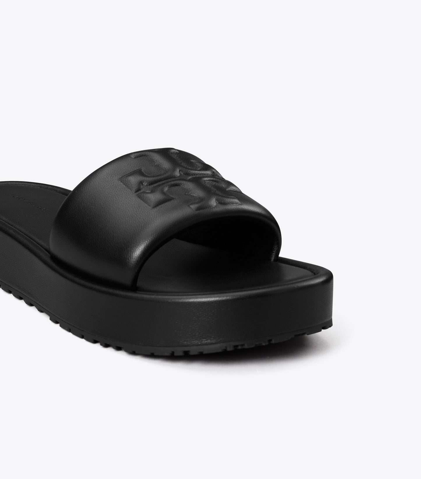 Tory Burch Double T Sport Platform Slide - Perfect Black