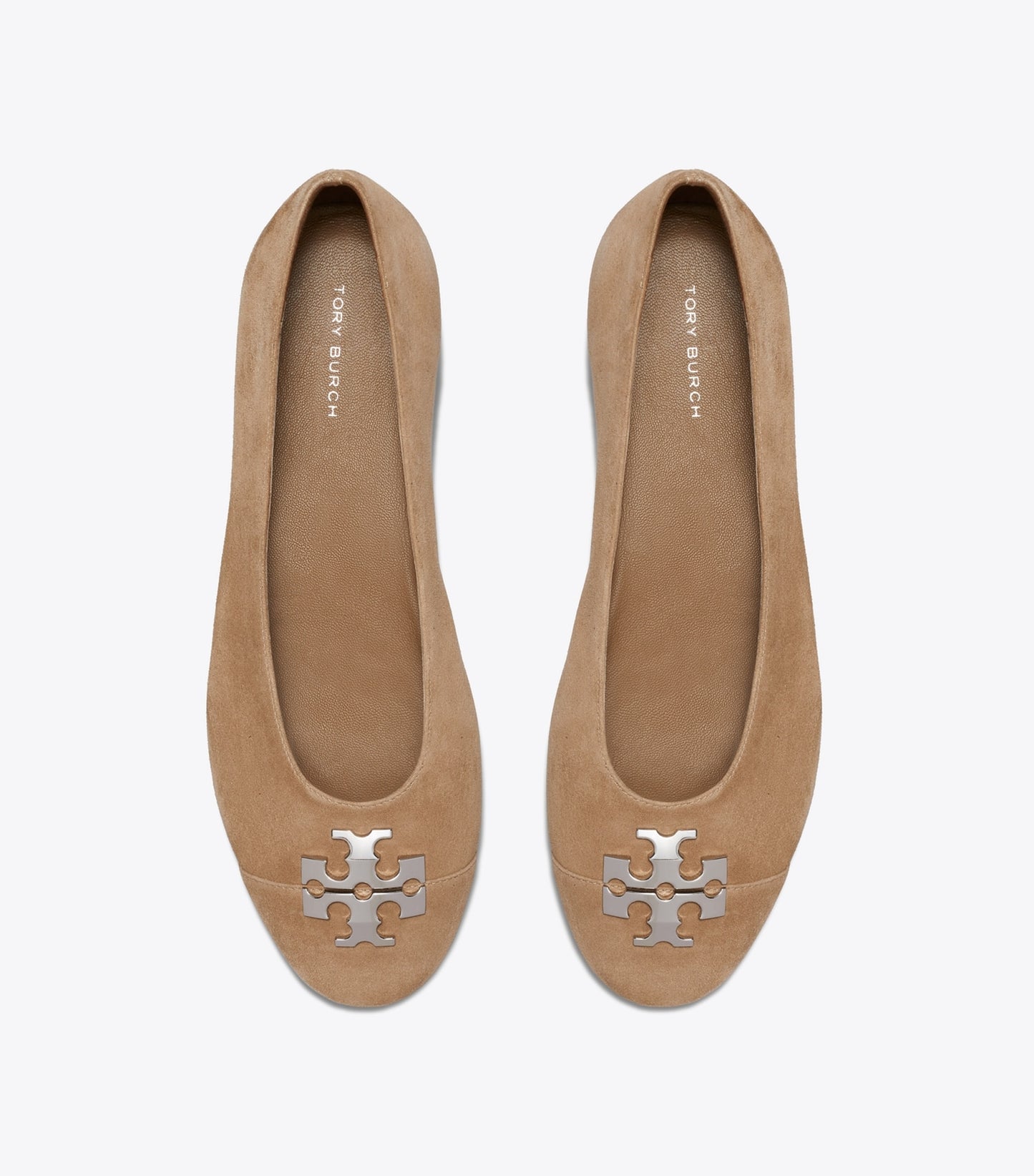 Tory Burch Charlie Ballet - River Rock / River Rock / Silver