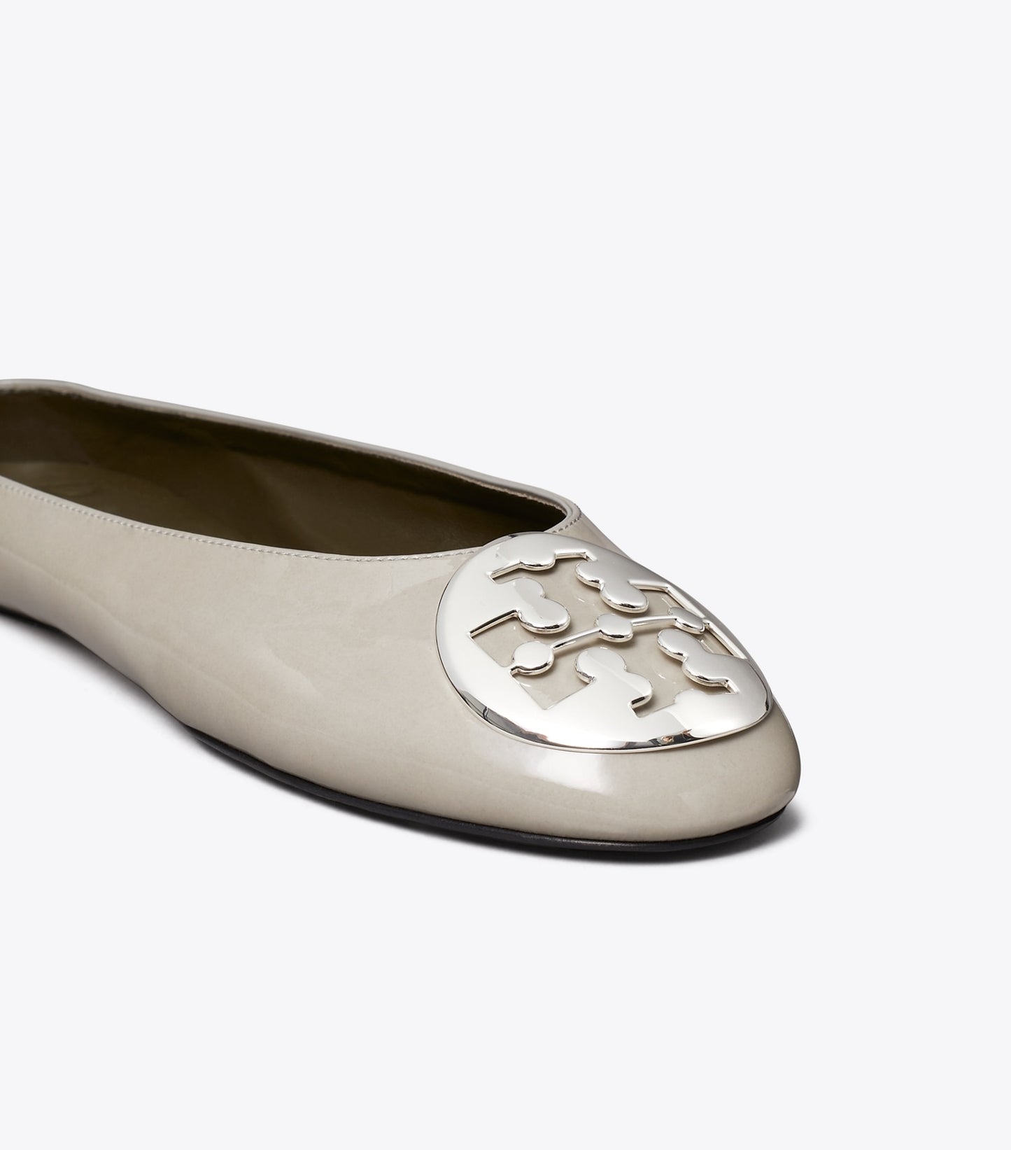 Tory Burch Reva Ballet Mule - Gray Clay
