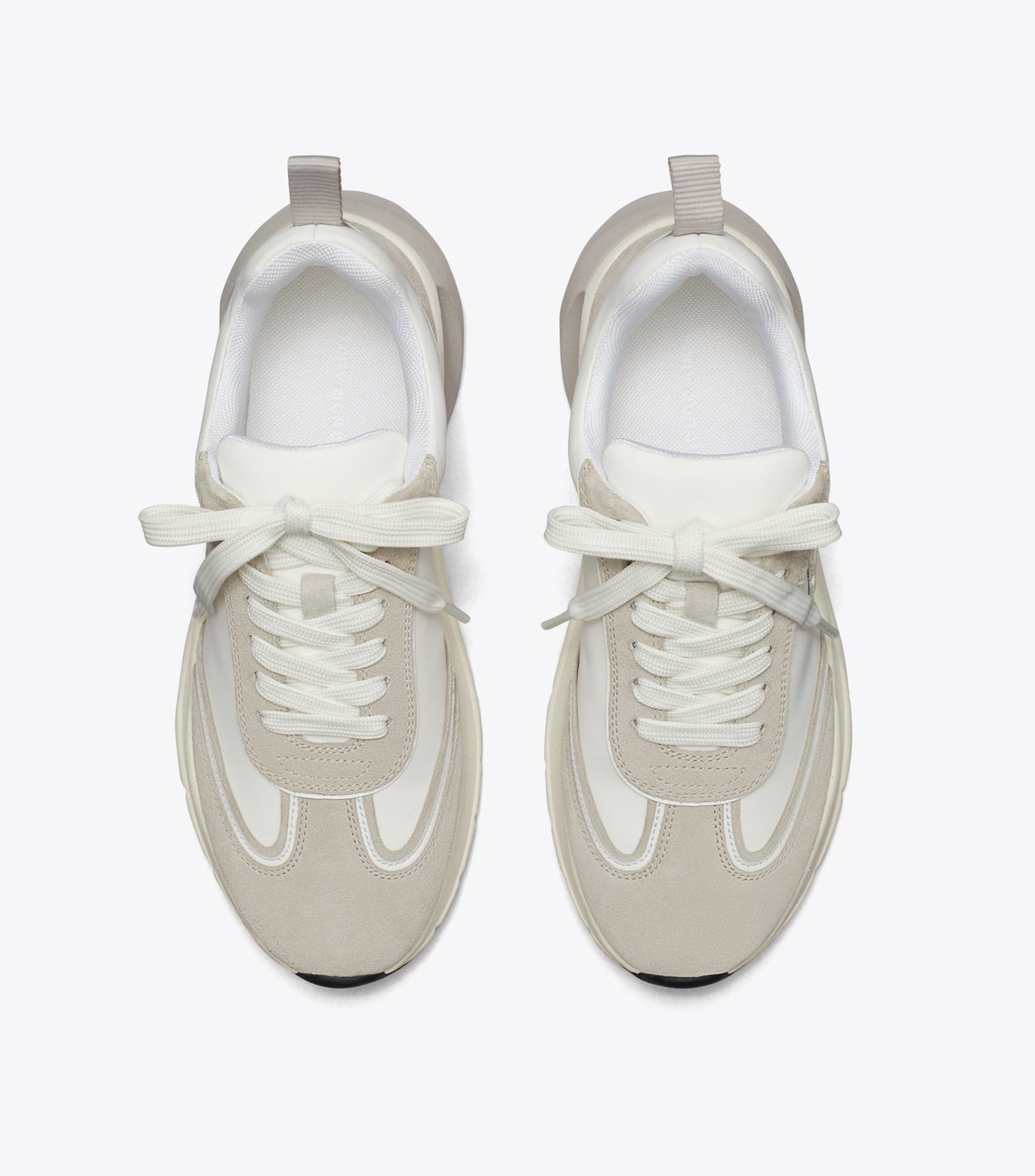 Tory Burch Good Luck Trainer - White / Fossil Stone