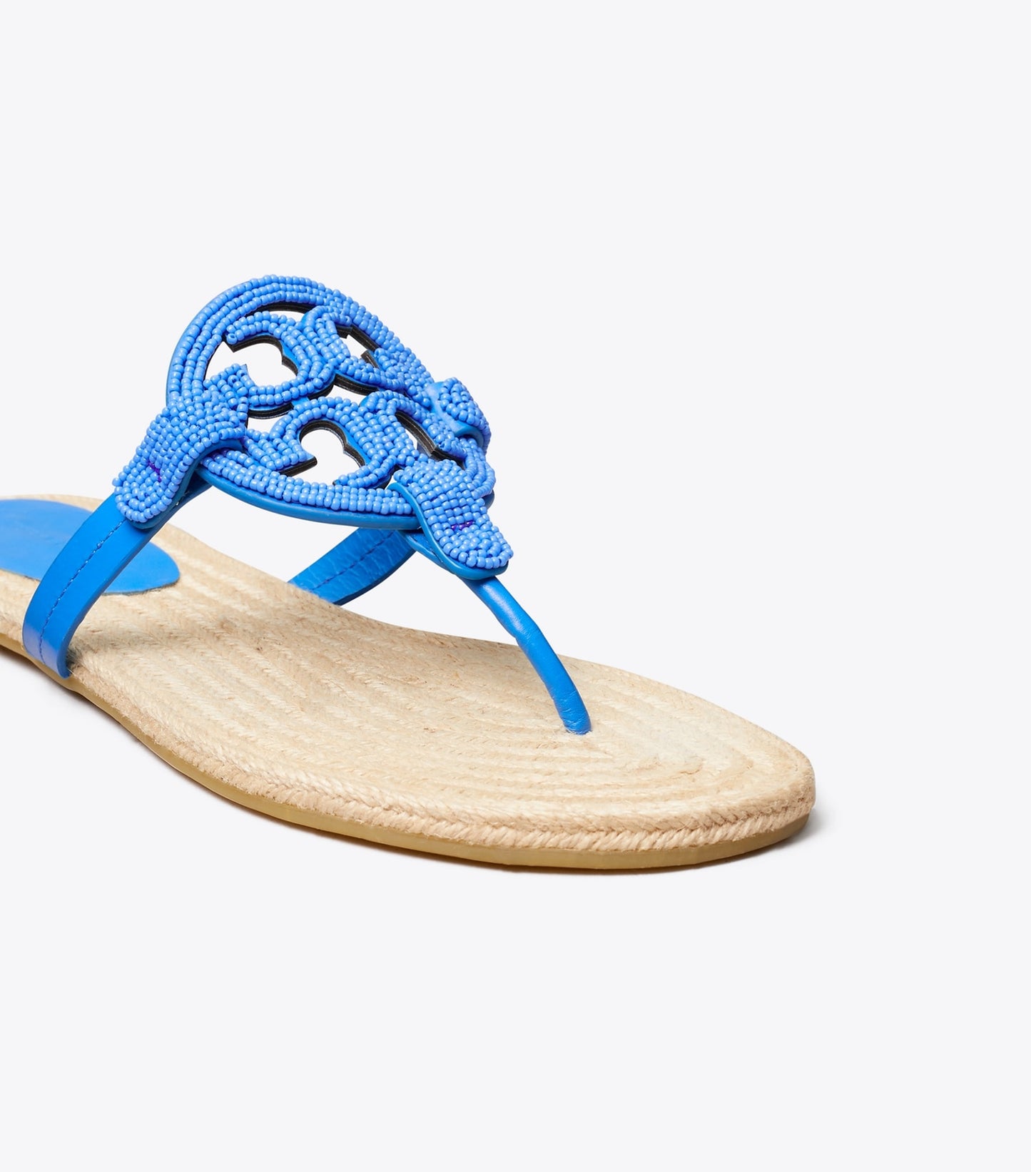 Tory Burch Miller Beaded Espadrille - Deep Blue