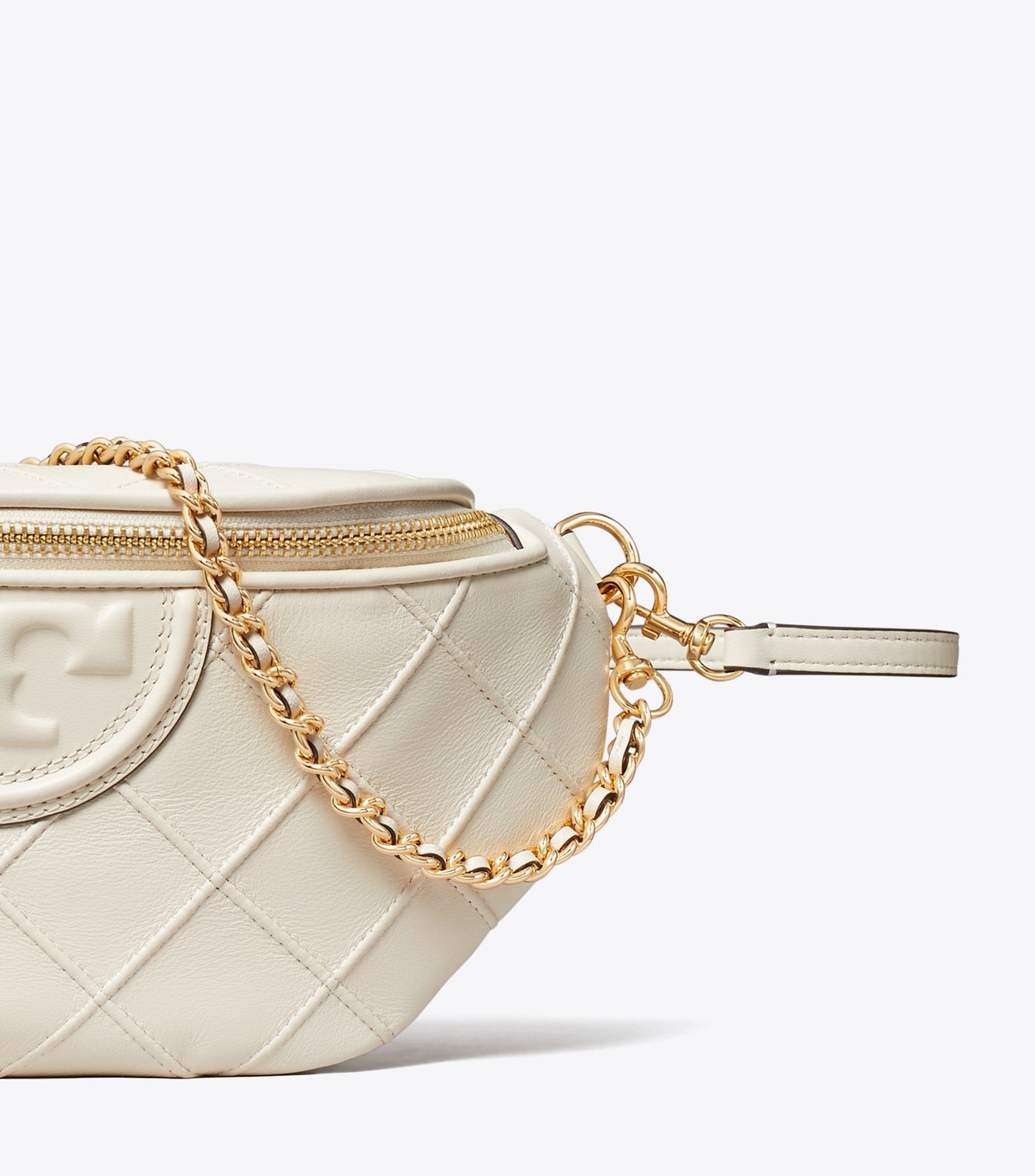 Tory Burch Fleming Soft Belt Bag - Light Cream