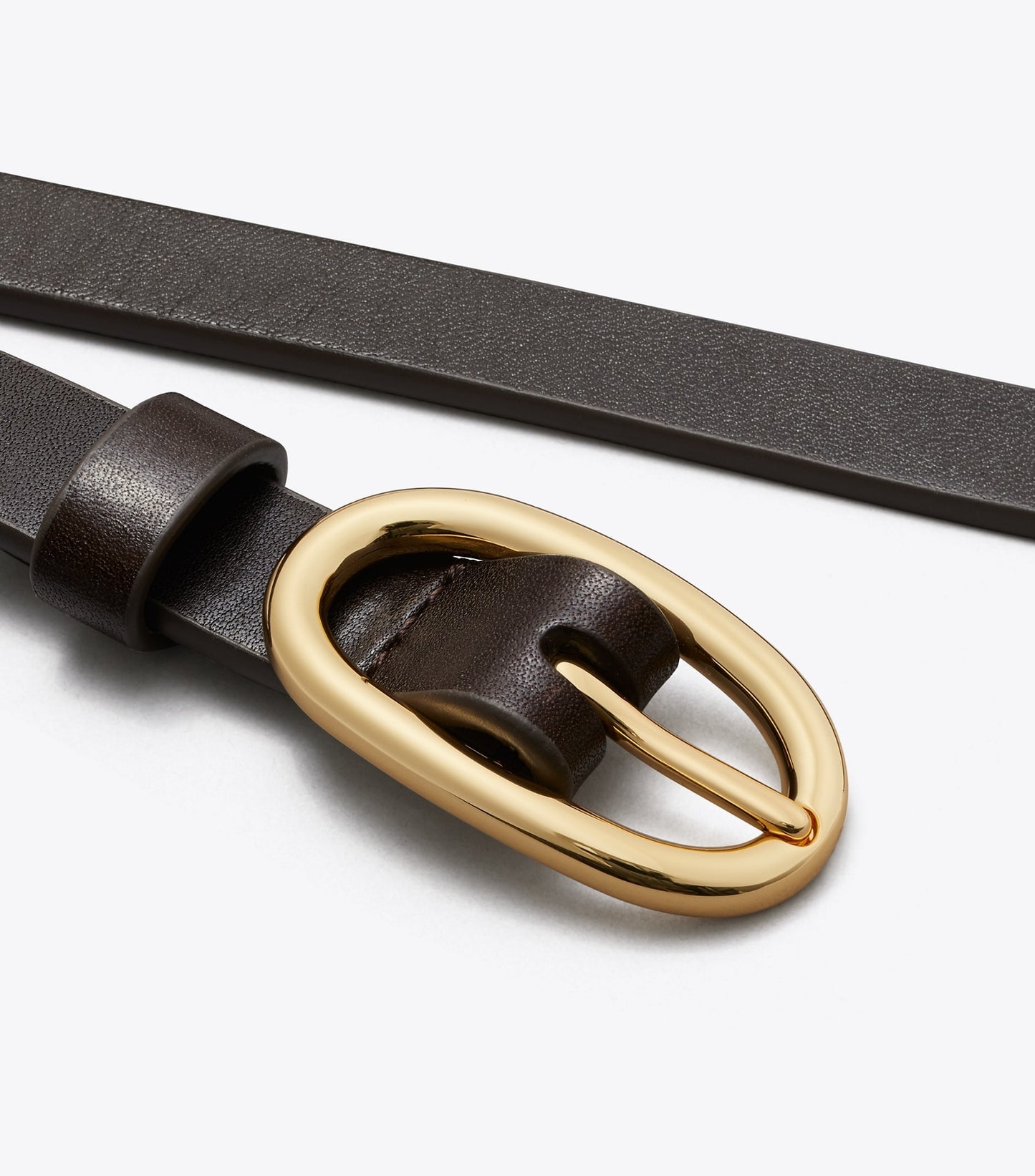 Tory Burch Medium Pierced Buckle Belt - Amarena