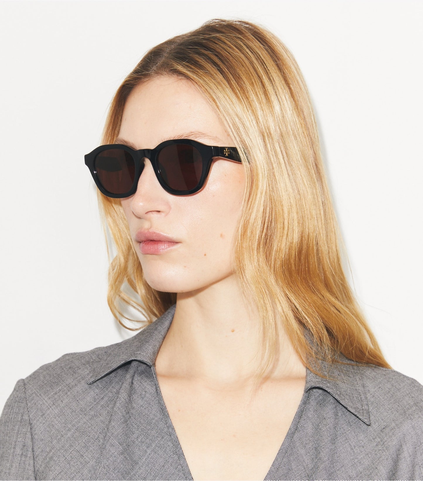 Tory Burch Kira Round Sunglasses - Tortoise/Yellow