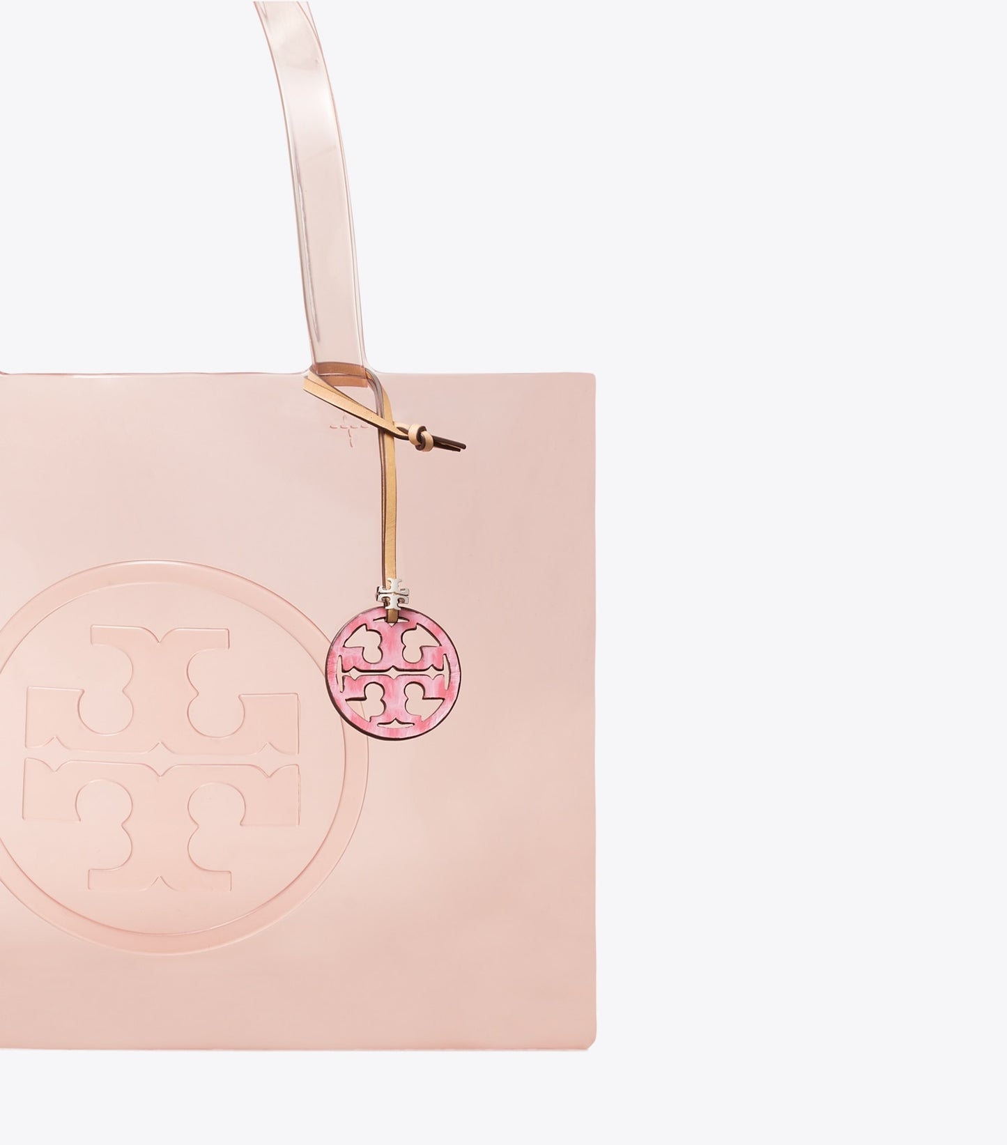 Tory Burch Miller Logo Bag Charm - Rose Sunset