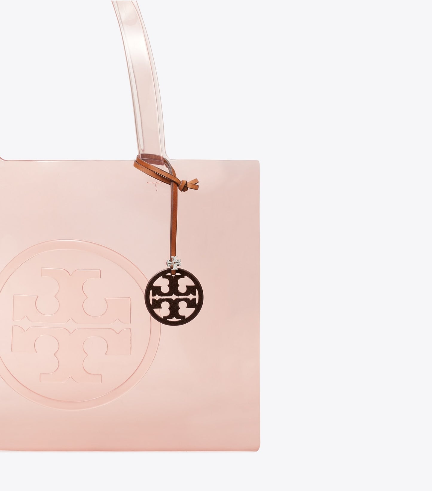 Tory Burch Miller Logo Bag Charm - Dark Cocoa