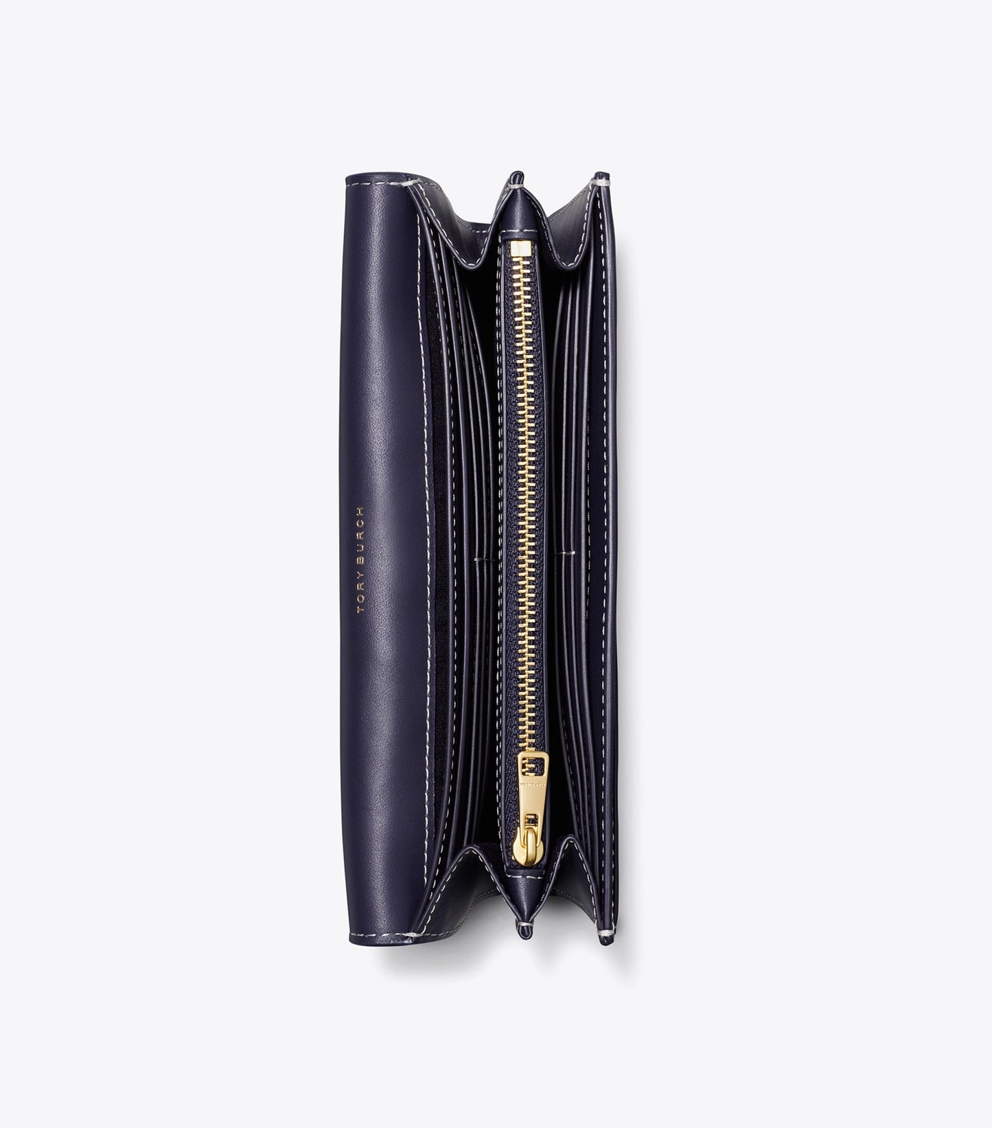 Tory Burch T Monogram Wide Envelope Wallet - Tory Navy