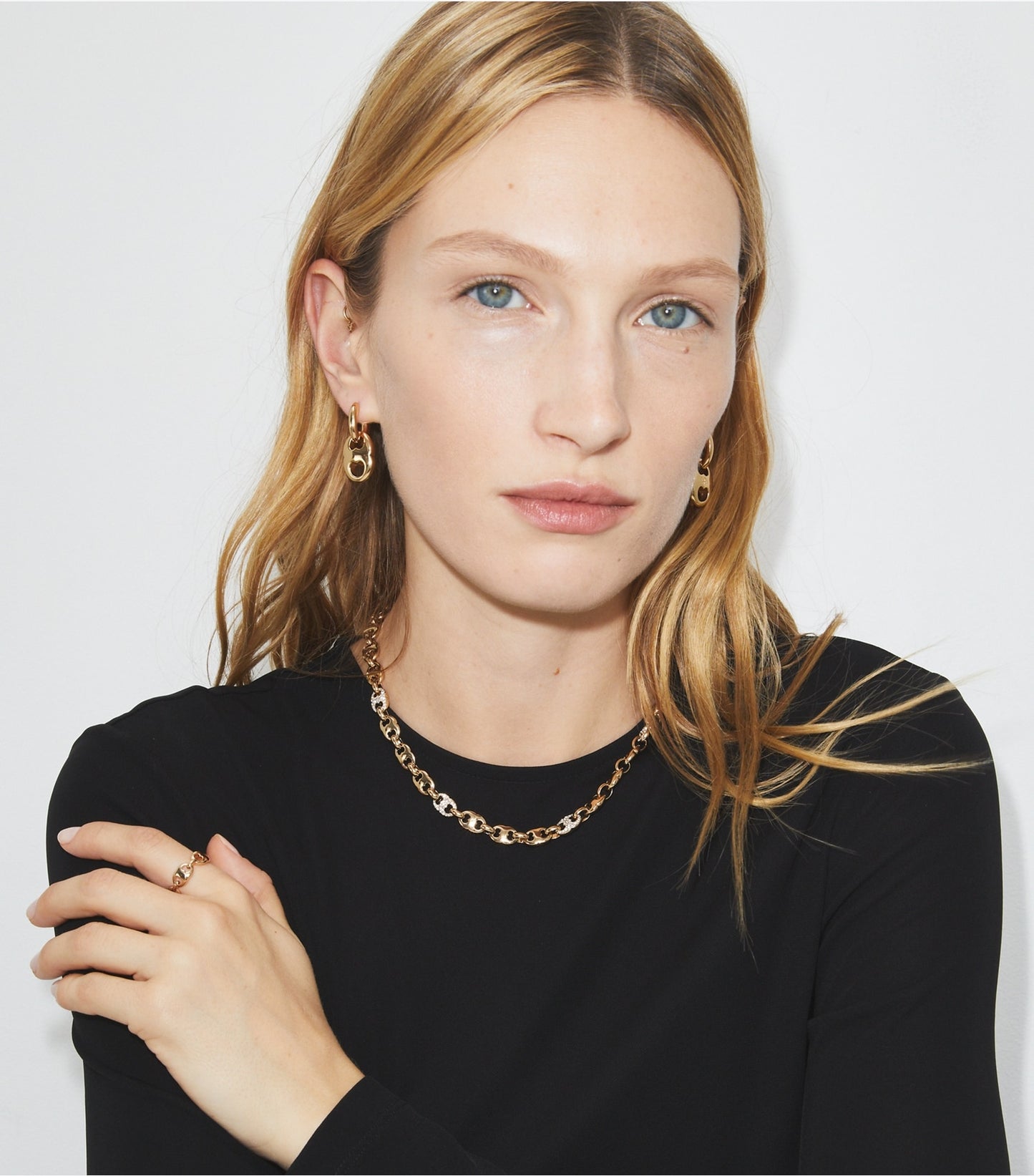 Tory Burch Gemini Link Ring - Light Brass
