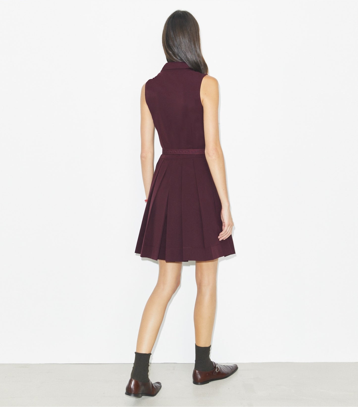 Tory Burch Stretch Golf Dress - Dark Sangria
