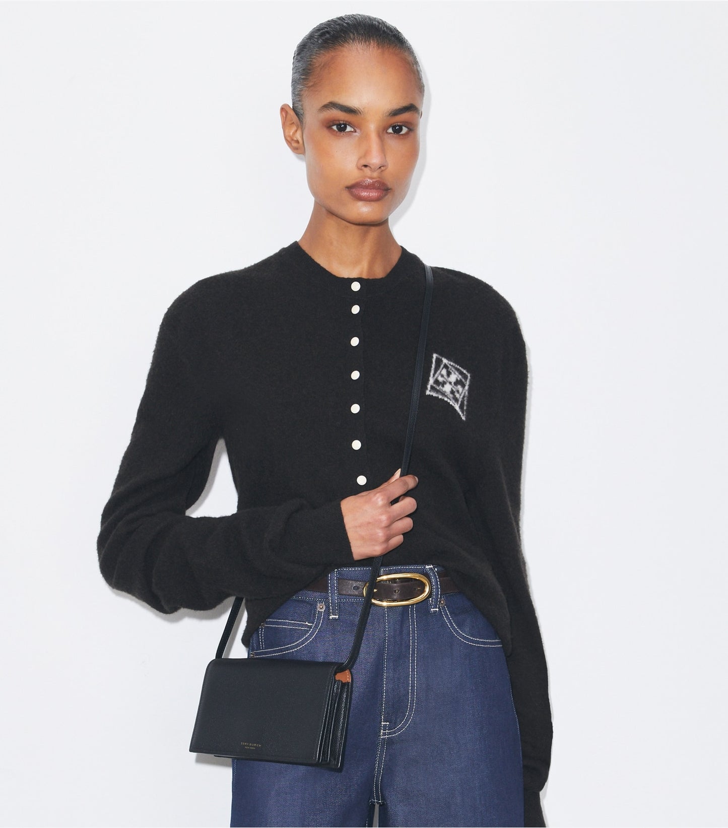 Tory Burch Perry Wallet Crossbody - Black