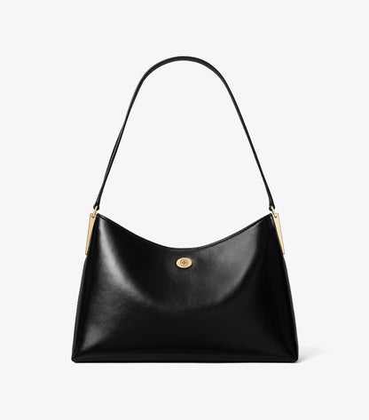 Tory Burch Small Robinson Shoulder Bag - Black