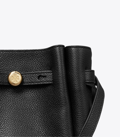 Tory Burch Small Leather Crossbody - Black