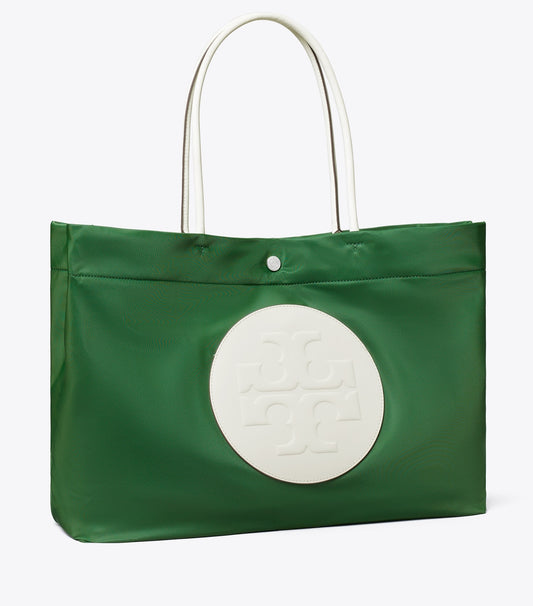 Tory Burch Ella Twist Reversible Tote - Basil