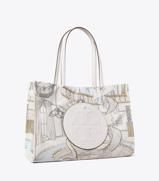 Tory Burch Small Ella Printed Tote - The Pool Beige