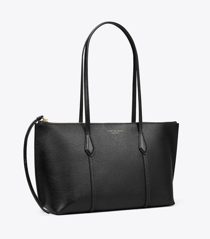 Tory Burch Small Perry Zip Tote - Black